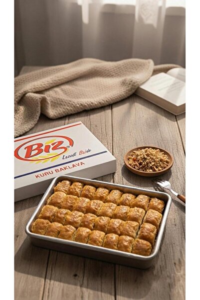 Nevzat Cevizli Kuru Baklava 650 gr Tepsi Hediye