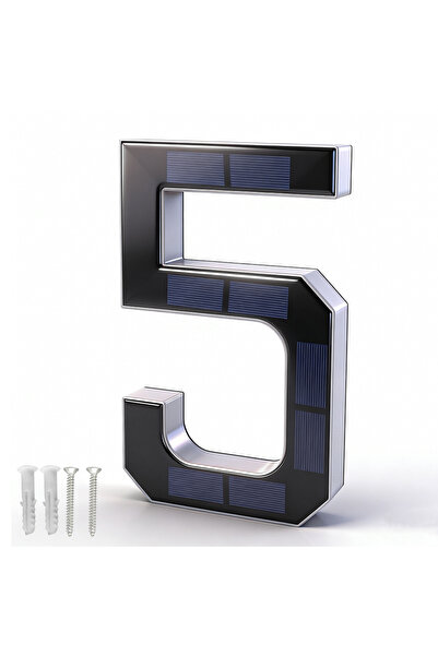Choice3 5 BORUiT Solar LED House Number Light Waterproof Outdoor Number Lamp ...