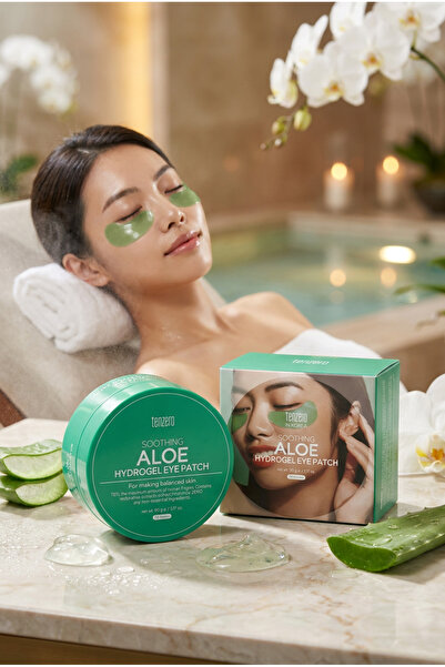 TENZERO Soothing Aloe Vera Hydrogel Eye Patch Gel Eye Mask 90 g (60 Pieces)