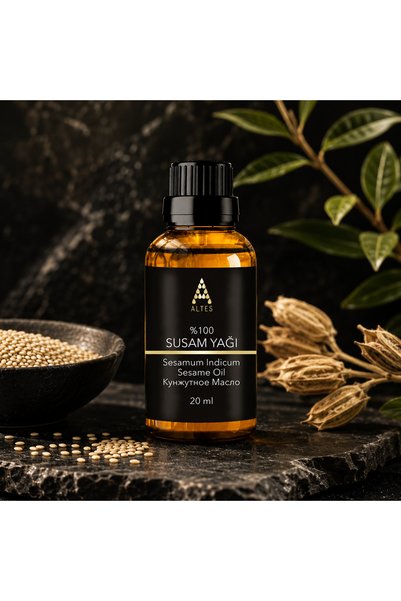 altes Sesame Oil 20 ml – 100% Pure Cold Pressed – Sesamum Indicum – Sesame Oil
