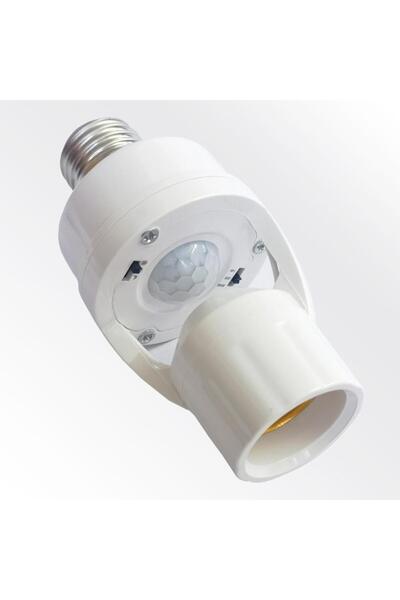 Choice A PIR Motion Sensor Lamp Holder E27 Smart Light Bulb Holder Adapter Au...