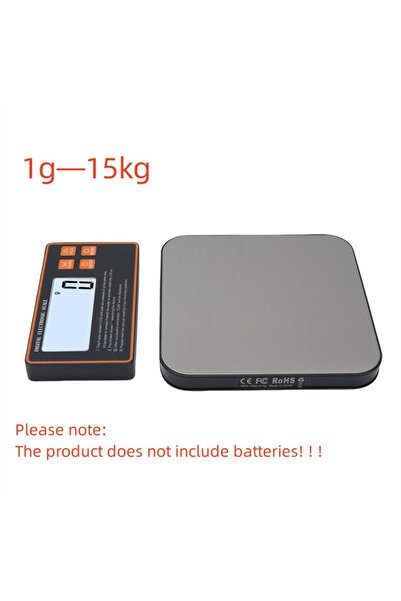 Choice 1g---15kg Wireless Kitchen Scale with Remote Display Stainless Steel P...