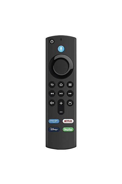 Choice جهاز تحكم عن بعد بديل صوتي L5B83G أسود اللون متوافق مع Fire TV Stick 2...