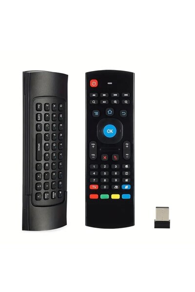 Choice إصدار قياسي من ماوس MX3 Air Mouse Mini ولوحة مفاتيح لاسلكية عن بعد 2.4...