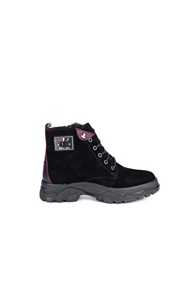venüs ayakkabı Venus 1953863K Black-Burgundy Women's Boots Black