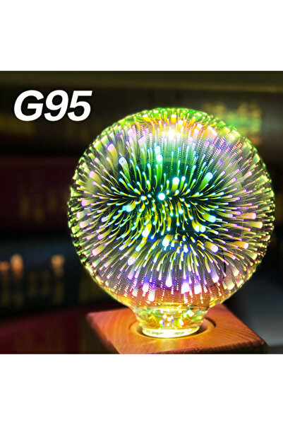 Parkson G95 3D LED Light Bulb E27 220V ST64 G80 G95 G125 A60 Diamond Heart De...