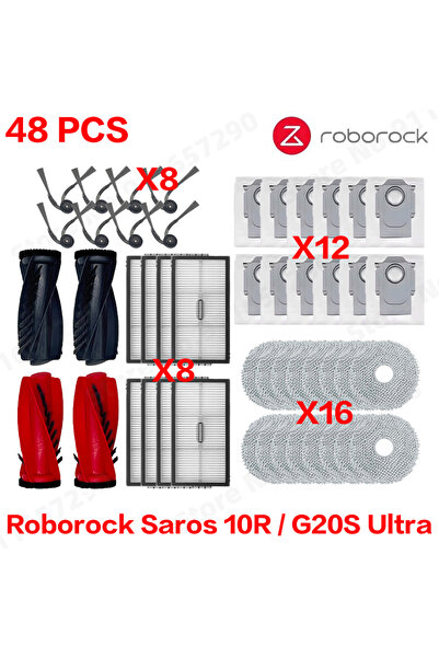 Choice8 roborock Set 1 Compatible for Roborock Saros 10R / G20S Ultra Spare P...