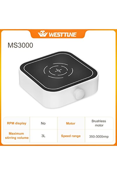 Choice5 EU Plug MS3000 White WEST TUNE 2000rpm/3000rpm Mini Magnetic Stirrer ...