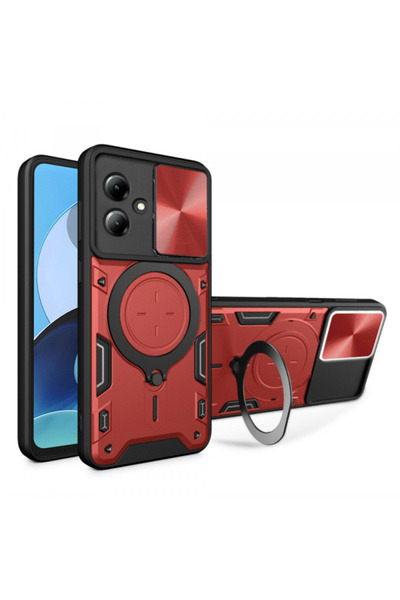 Motorola Husa pentru Moto G14, Techsuit, CamGuard Pro, Rosie