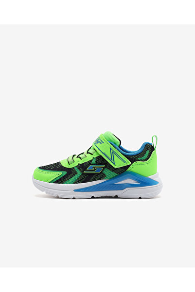SKECHERS TRINAMICS Küçük Erkek Çocuk Yeşil Işıklı Spor Ayakkabı 401660N LMBK