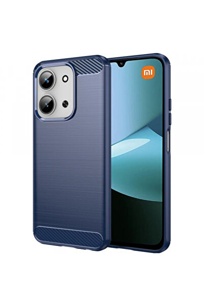 Xiaomi Husa pentru Redmi 15C 5G / 15C 4G, Techsuit, Carbon, Albastra