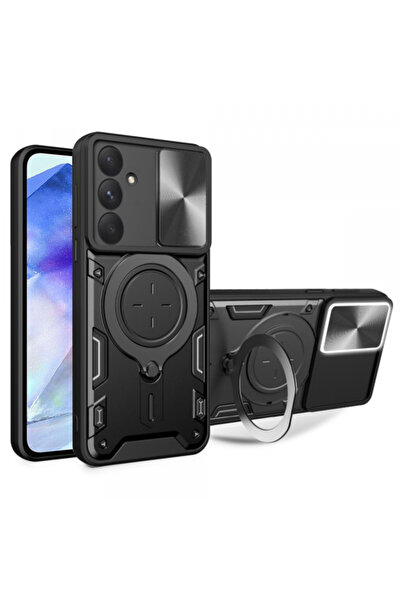Samsung Husa pentru Galaxy A55 5G A556, Techsuit, CamGuard Pro, Neagra