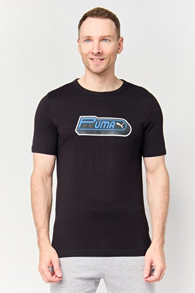 Puma تيشيرت رياضي رجالي بأكمام قصيرة من Future Archive للاستخدام الخارجي، بال...