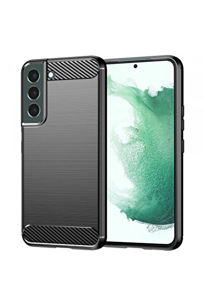 Samsung Husa pentru Galaxy S22+ 5G S906, Techsuit, Carbon, Neagra