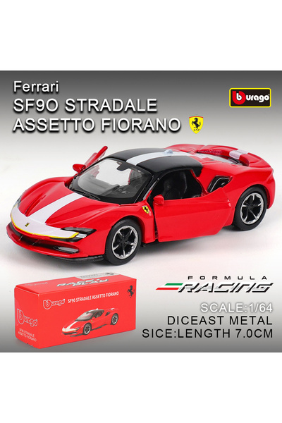Choice14 سلسلة طراز سيارة SF90 STRADALE Bburago 1:64 الأصلية من فيراري SP1 81...