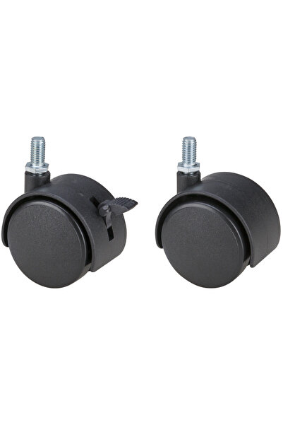 Evotools Roată pivotantă cu șurub pentru mobilă 50 mm fără frână M8x15 mm 20 kg