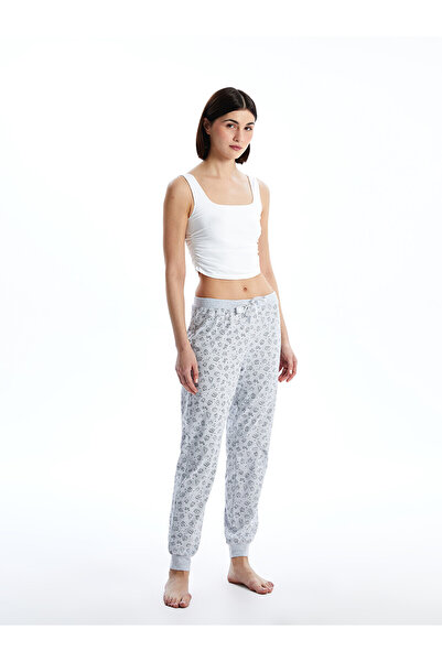 LC Waikiki New Season Elastic Waist Printed Women's Jogger Pajama Bottoms - S...
