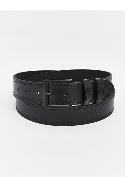 LC Waikiki Trendlucky Leather Look Men's Belt with a Difference