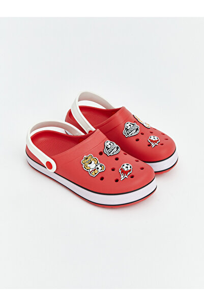 LC Waikiki Nevavm Patterned Boys' Beach Sandals with Difference in Color