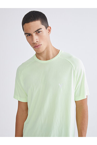 LC Waikiki Nevavm with Difference Oval Collar Men's Sports T-Shirt