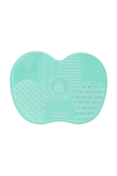 Choice3 green c 1Pc Silicone -Shaped Makeup Brush Cleaner Pad With Suction Cu...