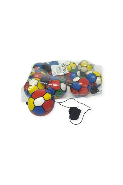 Erka كرة تخفيف التوتر من Olgun Toys مع حبل، عبوة من 12 قطعة
