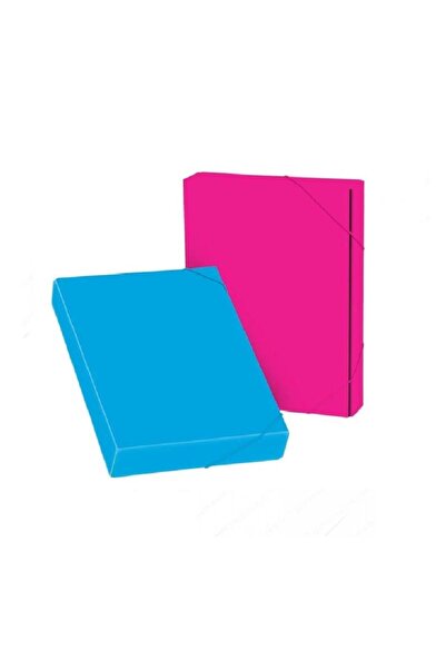 KESKİN COLOR Kutu Klasör Floresan Selofanlı 23x32x6cm 1 Adet