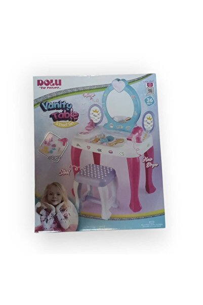 Erka Dolu Vanity Table & Stool Set Children's Makeup Table