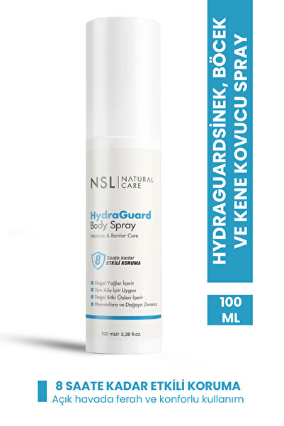 NSL NATURAL CARE HydraGuard Body Spray ( 8 Saate Kadar Etkili)