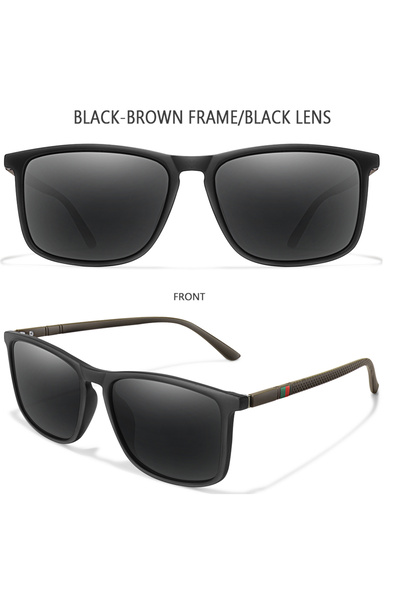 Choice1 E1 Luxury Square Vintage Polarized Cycling Sunglasses Men Women Fashi...