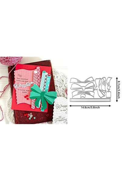 Choice8 H8775 Holly Pinecone Christmas Tree Gingerbread Metal Cutting Dies Bo...