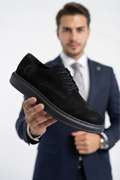 Zerenyus Classica Premium Suede Classic Men's Shoes Black Suede