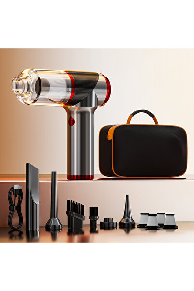 choice2 Black 4hapa bag SZUK New Portable Car Vacuum Cleaner 8000PA Strong Su...