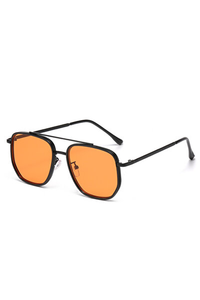 Choice4 Orange New Square Sunglasses Retro Sun Glasses For Driving Fashionabl...