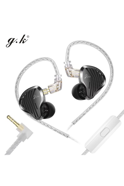 Choice1 سماعات رأس ديناميكية GK KUNTEN مع ميكروفون، سماعات أذن HIFI ذات جودة ...