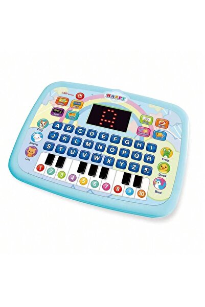 Choice Blue Kids Tablet Toddler Learning Pad with Teach Alphabet Numbers Word...