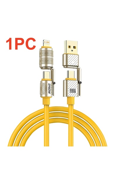 Choice 1m 1PC 1/3PCS 4-in-1 240W Fast Charging Data Cable Type-C To Type-C Fo...