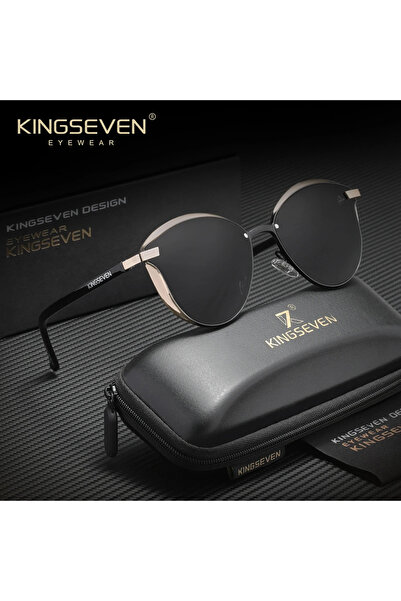 Choice Golden Gray KINGSEVEN Women Cat Eye Mirror Sun Glasses UV400 Polarized...