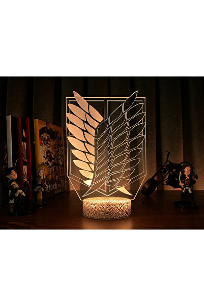 PETRADESIGN Attack On Titan Wings Of Freedom Masa Lambası
