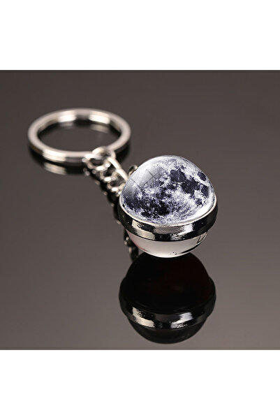 Choice H-Moon Luminous Universe Star Keychain Solar System Earth Pendant Nebu...