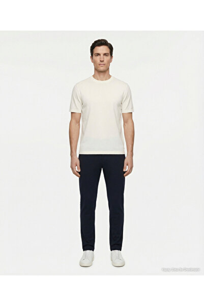 Yargıcı Regular Crew Neck Short Sleeve Sweater