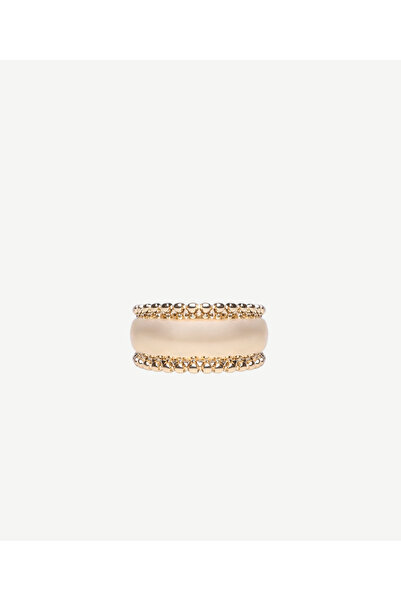 Yargıcı Twisted Embossed Detailed Ring
