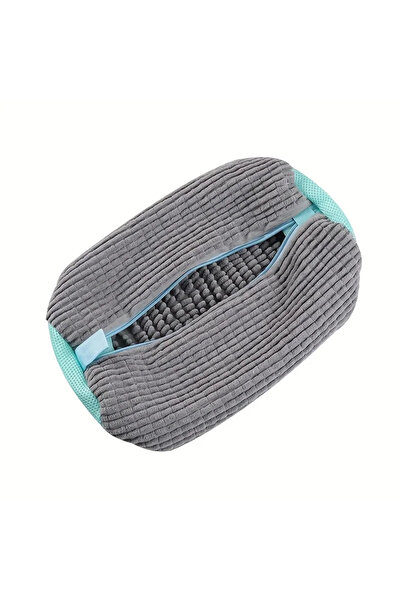 Choice6 Light Grey Durable Shoe Washing Machine Bag Yellow Blue Zipper Ideal ...