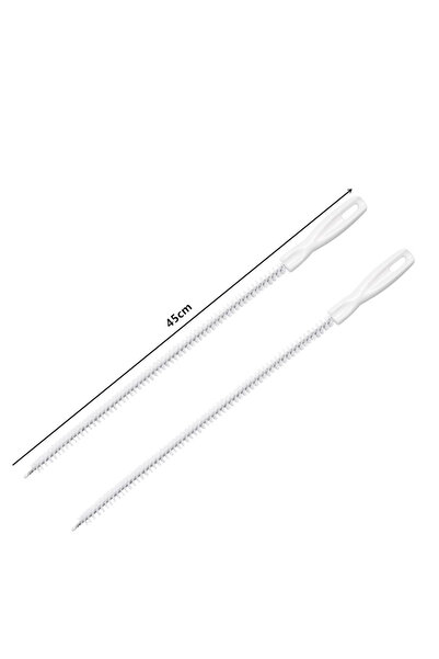 Choice1 2PCS Pipe Dredging Brush Bathroom Hair Sewer Sink Cleaning Brush Drai...