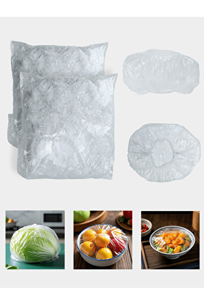 Choice 100pcs 500pcs Wrap Disposable Food Cover,Elastic Food Bowl Protective ...