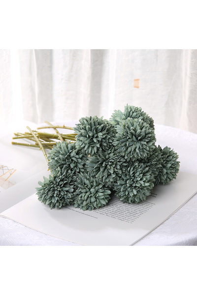 Choice 5Pcs Green 3/5Pcs Hydrangea Artificial Flowers Bouquet For Home Bedroo...