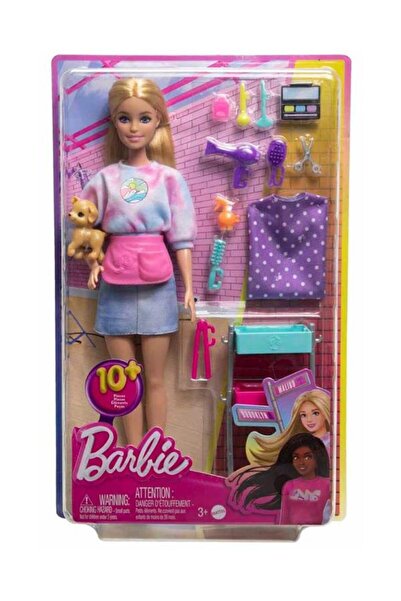 Barbie Malibu Stilist Bebek Oyun Seti HNK95