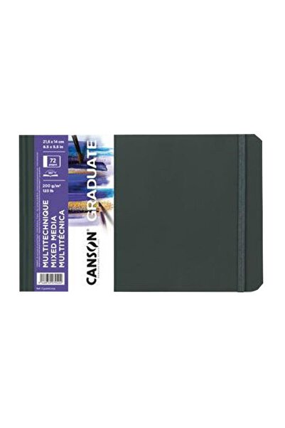 Canson Graduate Mixed Media Notebook 21.6x14cm 72 Pages