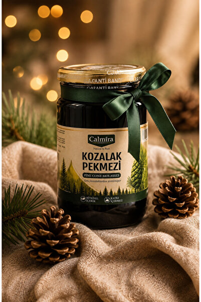 CALMİRA Kozalak Pekmezi 800 g | Koruyucu içermez | Genç Çam Kozalaklarından