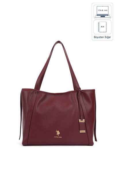 U.S. Polo Assn. Burgundy Women's Shoulder Bag Us26589